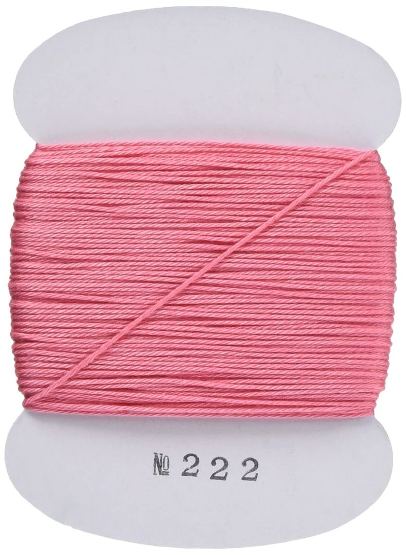 Daruma Yokota Daruma Sashiko Thread Single and Variegated Color (Japanese Apricot Rose Pink, Thin 40M Card) - Image 2